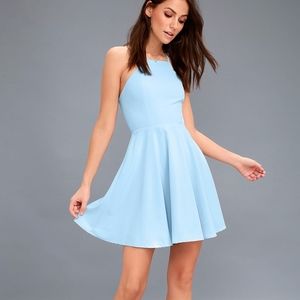 Lulus call to charms skater dress large